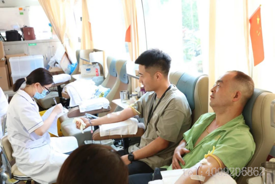 點滴聚愛心，公司組織開展公益獻血活動(圖6)